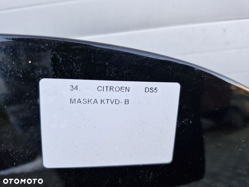citroen ds5 maska pokrywa silnika przód przednia ktvd - 2