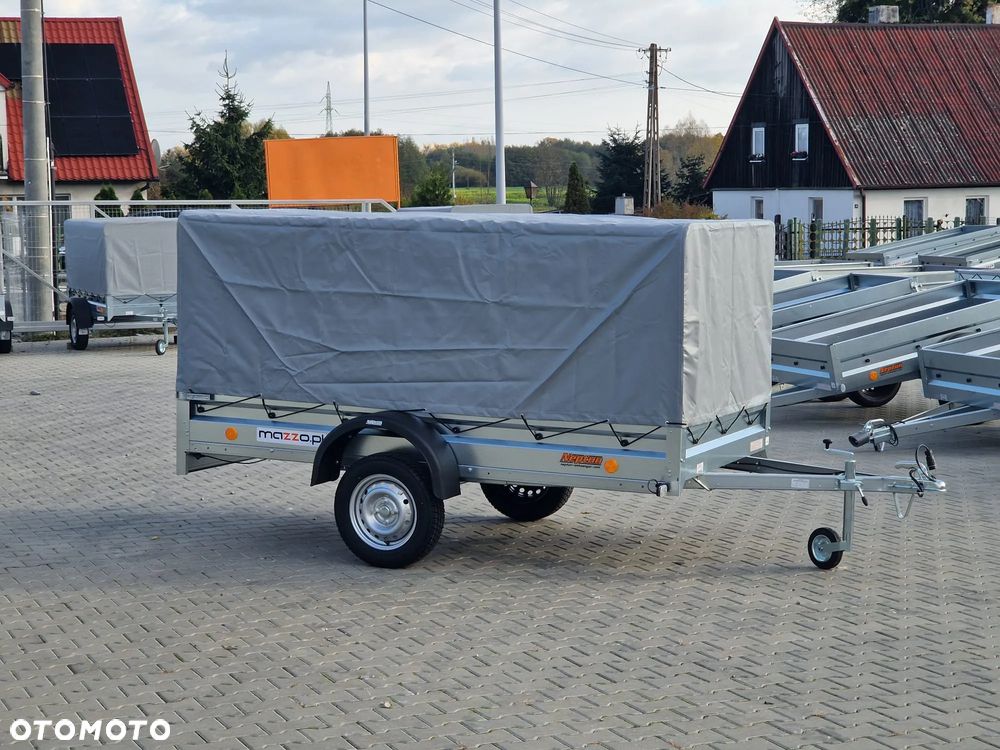 Neptun DOSTAWA Przyczepka 263x129x110cm N7-263 ptw PROMOCJA! Lekka przyczepa jednoosiowa ze stelażem i plandeką GN114 - 17