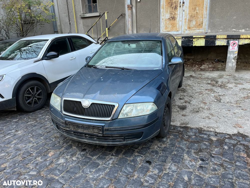 Dezmembrez Skoda Octavia 2 1,9 TDI BJB 2006 45.500 km gri inchis - 10