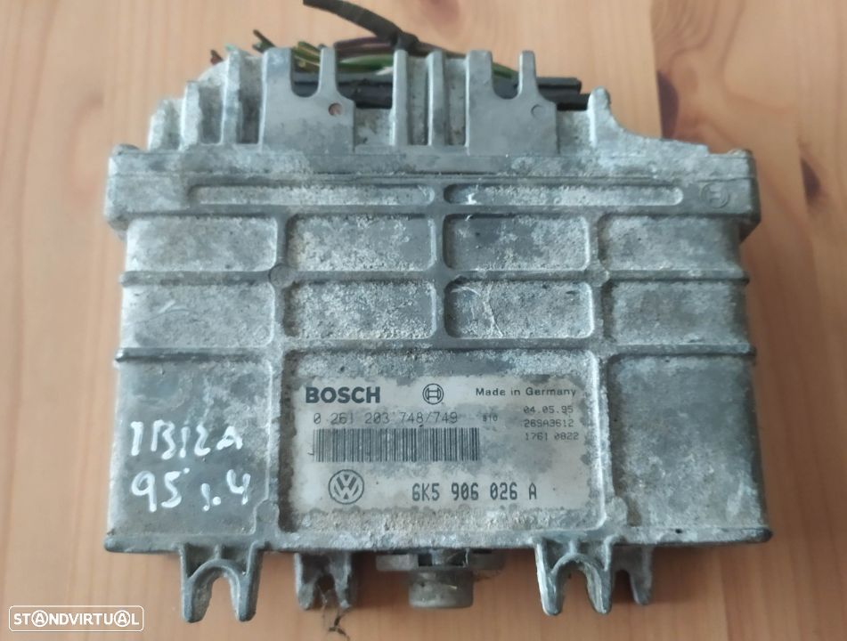 Centralina Motor Seat Ibiza 6K 1.3i 0261203748/749 6k5906026A - 1