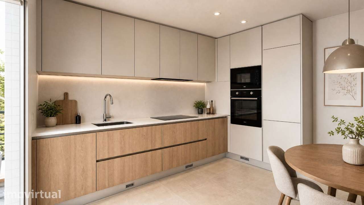 Apartamento T3 com varandas e garagem, bem situado, Figueira da Foz - Grande imagem: 2/22