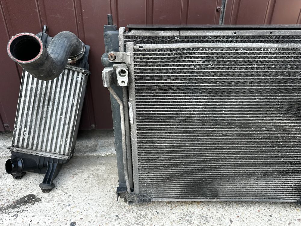 Komplet Chłodnic Wody Intercooler Klimy Wentylator Nissan Pulsar I 1,5 dCi - 14