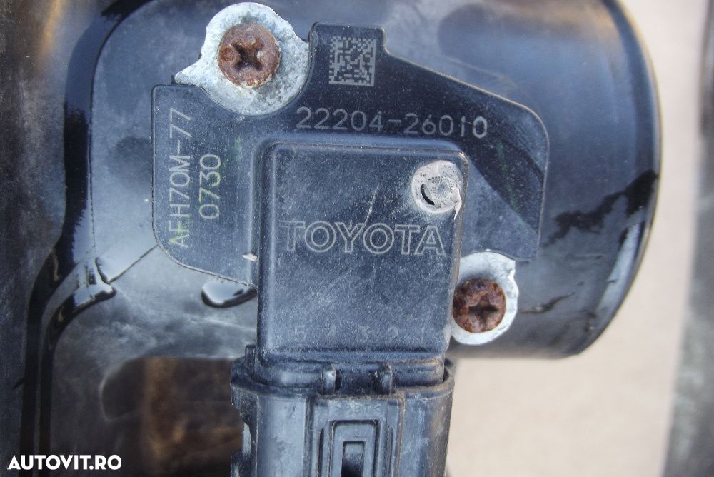 Debitmetru aer Toyota Avensis Auris Corolla Verso Rav 4 Lexus carcasa - 2