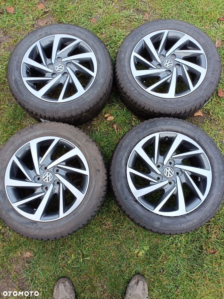 ALUFELGI KOŁA ALUMINIOWE WIELOSEZONOWE 5x112  GOLF VII RLINE 205 55 r16 passat audi seat - 1