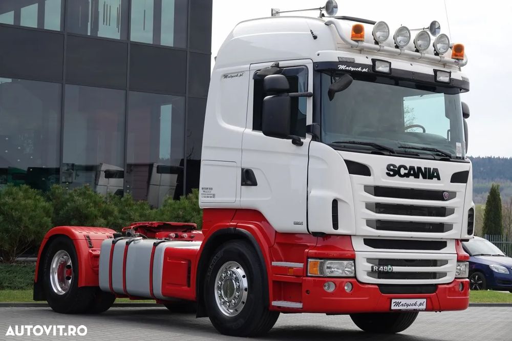 Scania R 480 / HIDRAULICĂ / RETARDER / MANUAL / JANTE DIN ALIAJ / EURO 5 - 2