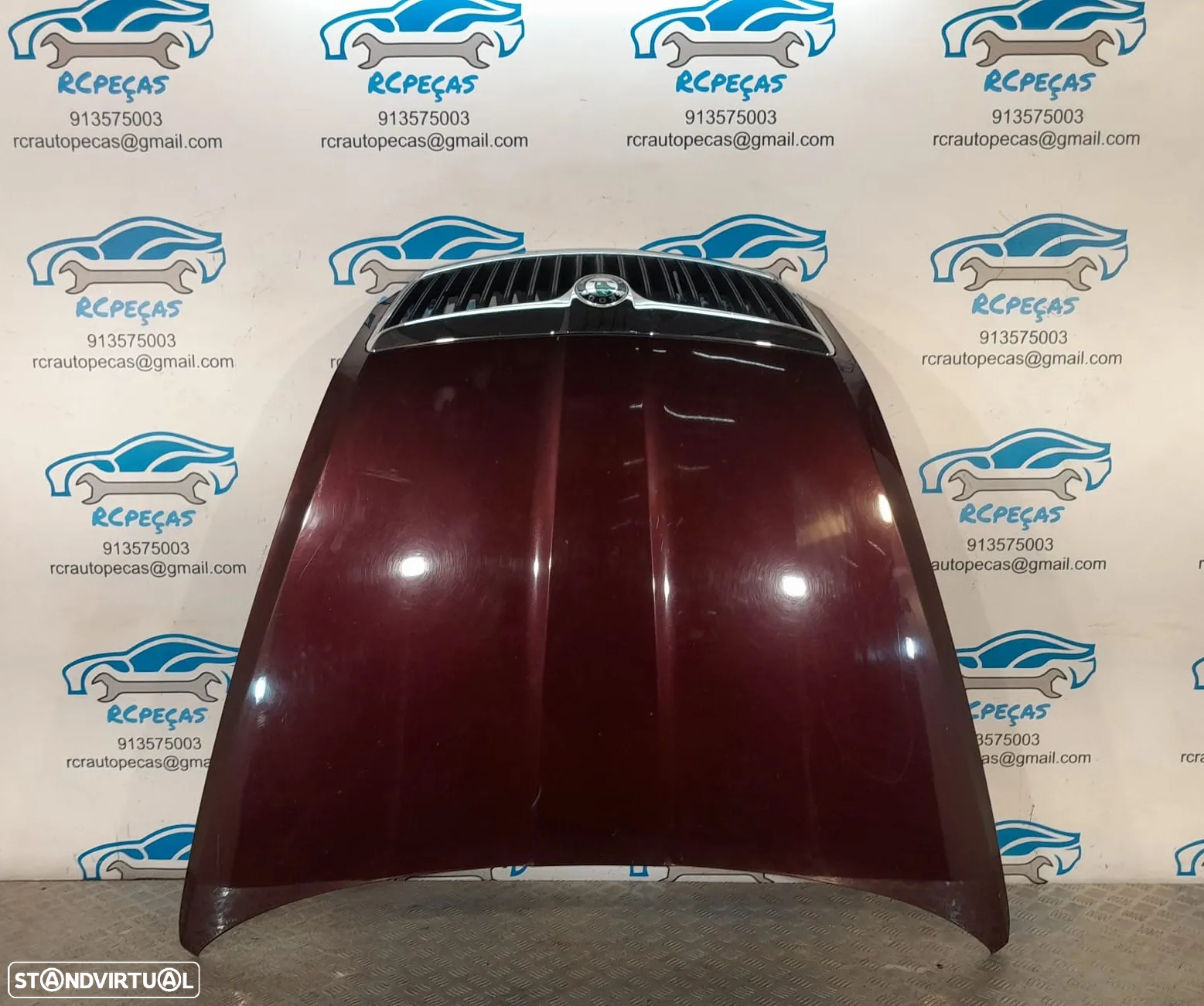 FRENTE COMPLETA SKODA OCTAVIA II 2 MK2 FACELIFT 1Z3 CAPOT PARACHOQUES GUARDA-LAMAS OTICAS RADIADOR VENTILADOR FRENTE FIBRA REFORÇO - 9
