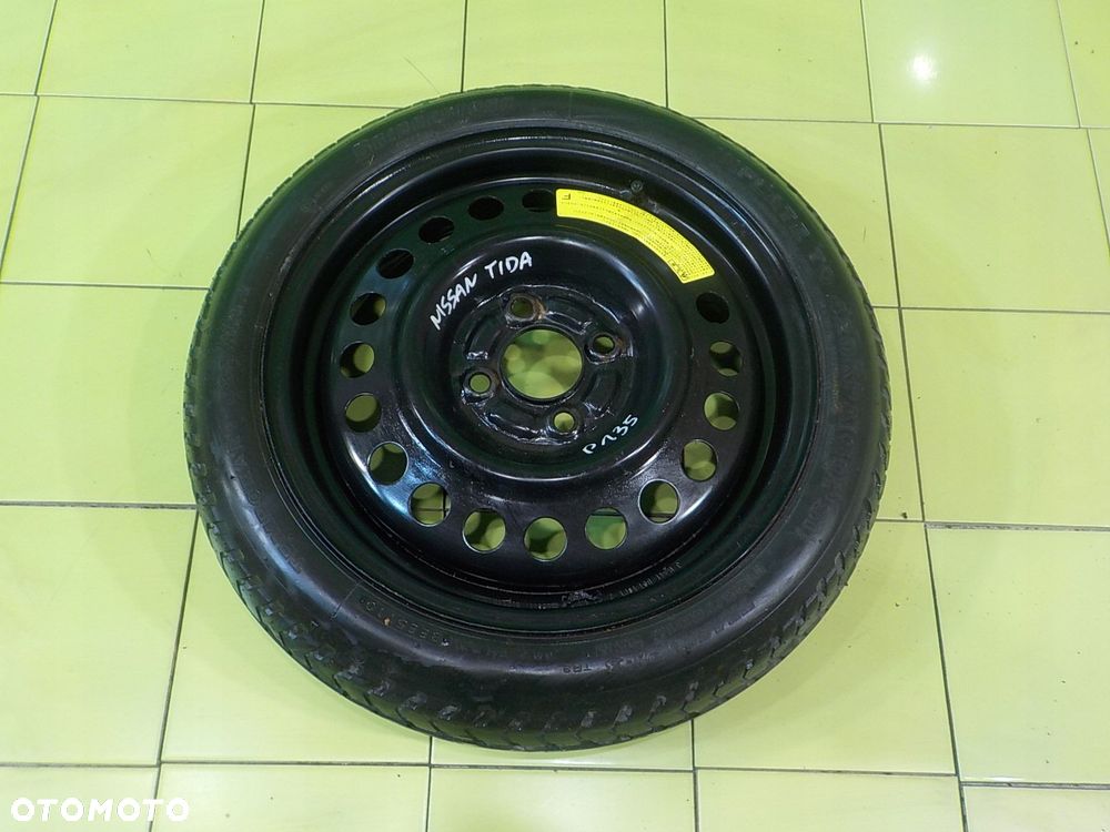 NISSAN TIIDA C11 kolo dojazdowe 125/70/15 4x100 - 13