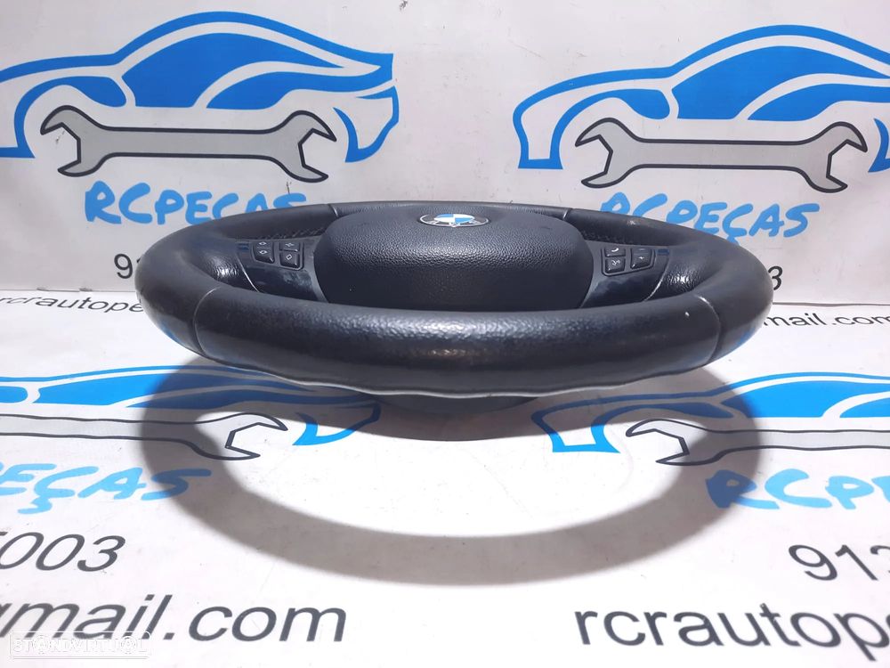 VOLANTE GUIADOR COMPLETO BMW SERIE 1 E81 SERIE 1 E87 E82 E88 SERIE 3 E90 E91 E92 E93 X1 E87 PELE AIRBAG COMANDOS MULTIFUNÇÕES CONTROLO - 6
