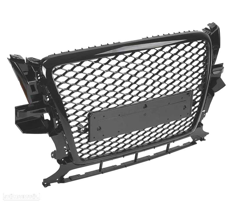 GRELHA FRONTAL AUDI Q5 8R 08-12 LOOK RS PRETO - 2