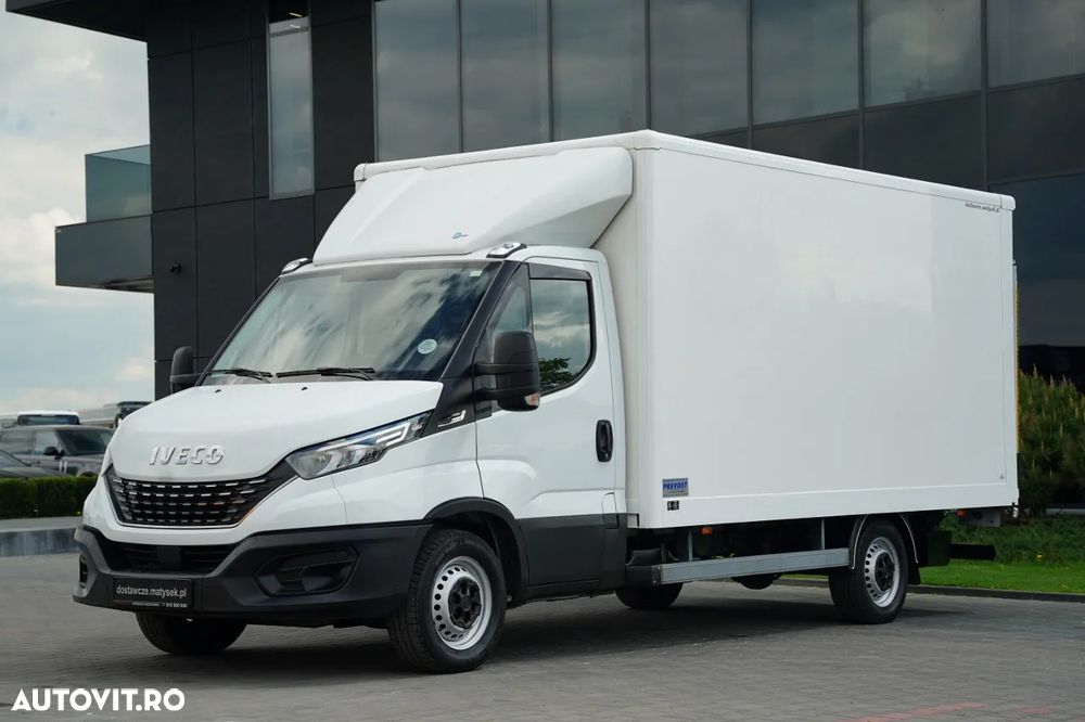 Iveco DAILY 35-180 / CONTAINER / HI-MATIC / PALFINGER LIFT / 3 LOCURI / 2021 - 2