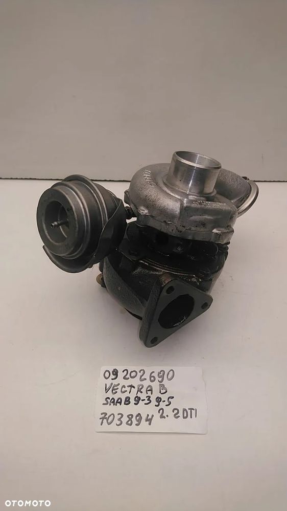 TURBINA 2.2 DTI 125KM Y22DTR Y22DTRS VECTRA B SAAB 9-3 9-5 09202690 703894 - 4