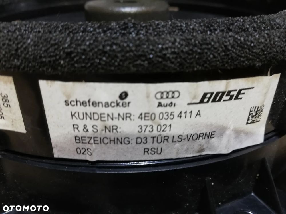 GŁOŚNIK DRZWI BOSE AUDI A8 D3 4E0035411A - 5