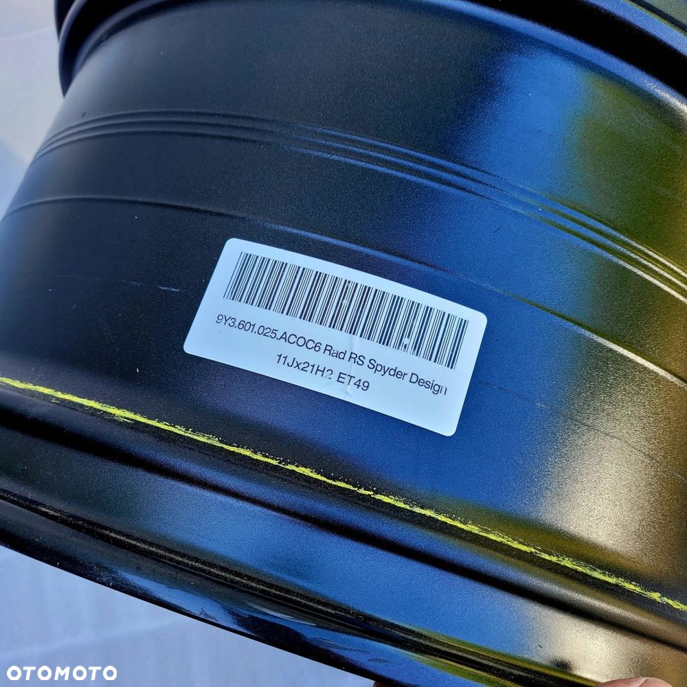 NOWA FELGA PORSCHE CAYENNE RS SPYDER 21 x 11 et49 OE 9Y3601025AC ORYGINALNA - 4