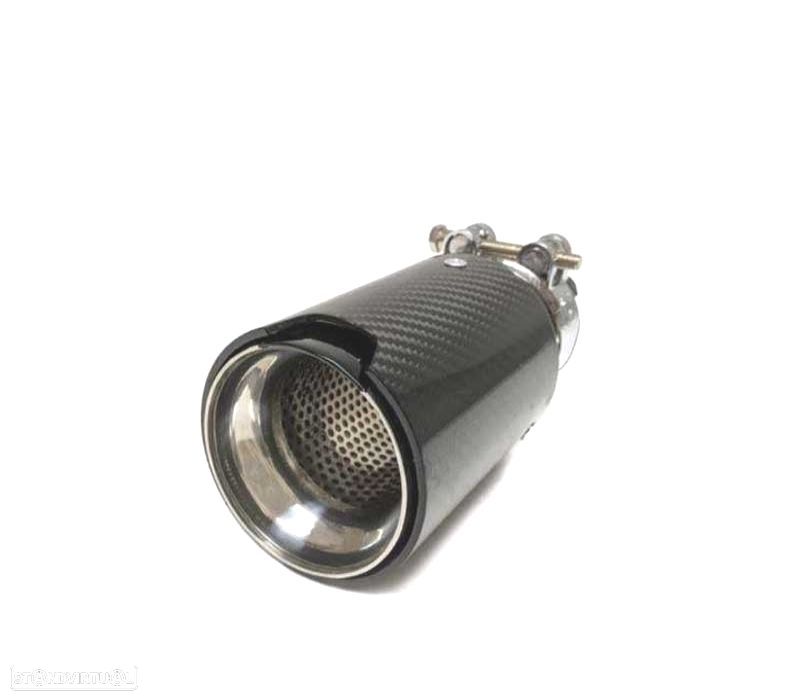 PONTEIRA DE ESCAPE BMW LOOK M CARBONO - 2