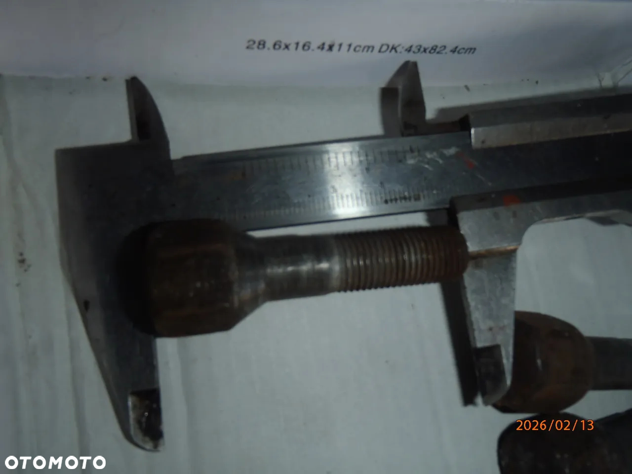 śruba koła długa alufega 6 cm polonez 125p 126p cinquecento seicento gtv 147 159  bravo - 7