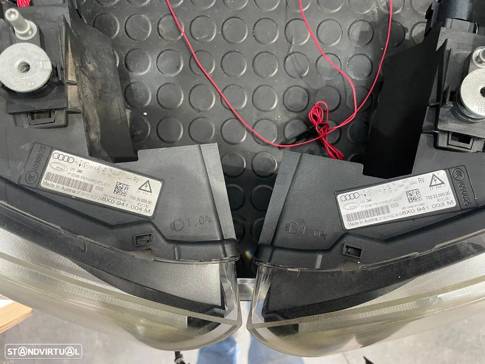 Óticas Audi A1 xénon (ler descrição) - 2