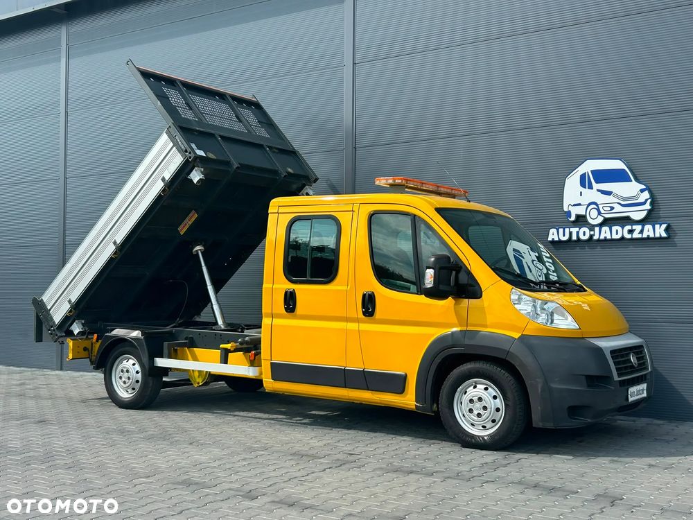 Fiat Ducato 2.3 MultiJet 120KM DOKA + 3 stronny wywrot wywrotka 2,75m Brygadówka 7 osób **KLIMA**Sprowadzony**2011R** - 2