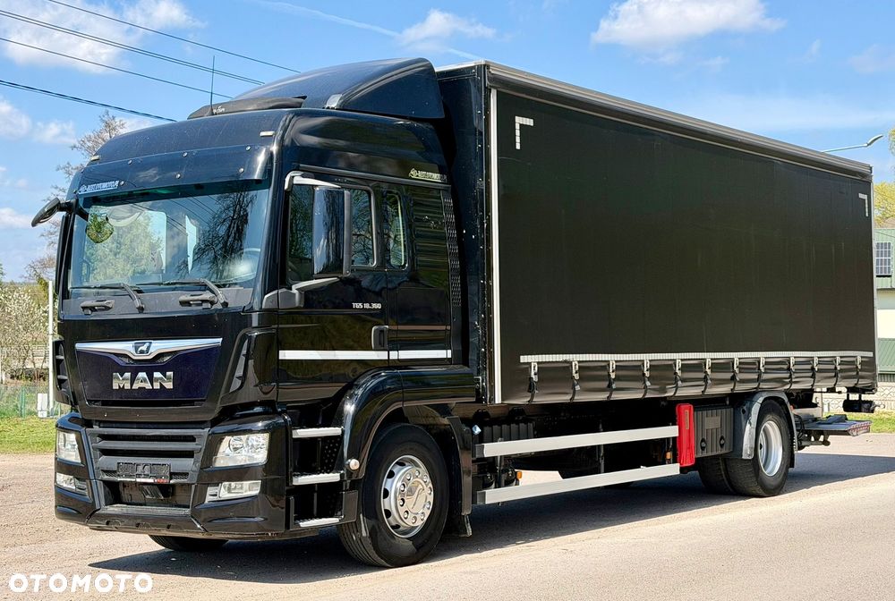 MAN TGS 18.360 / KONTENER - FIRANKA / WINDA / 21 EUROPALET / AUTOMAT / SYPIALKA / 2019 ROK - 1