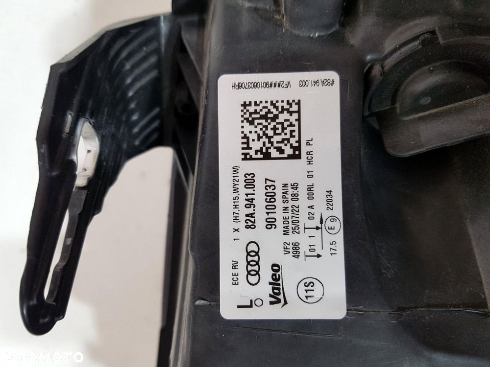 AUDI A1 II 2 82A LAMPA PRZÓD PRZEDNIA LEWA 82A941003 EUROPA ORYGINAŁ - 6
