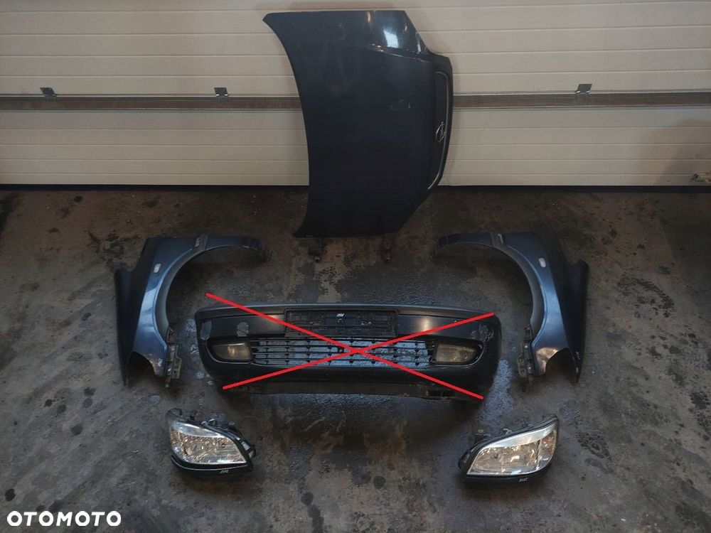 KOMPLETNY PRZÓD MASKA BŁOTNIK LAMPA OPEL ZAFIRA A 99-03r Z20H - 1