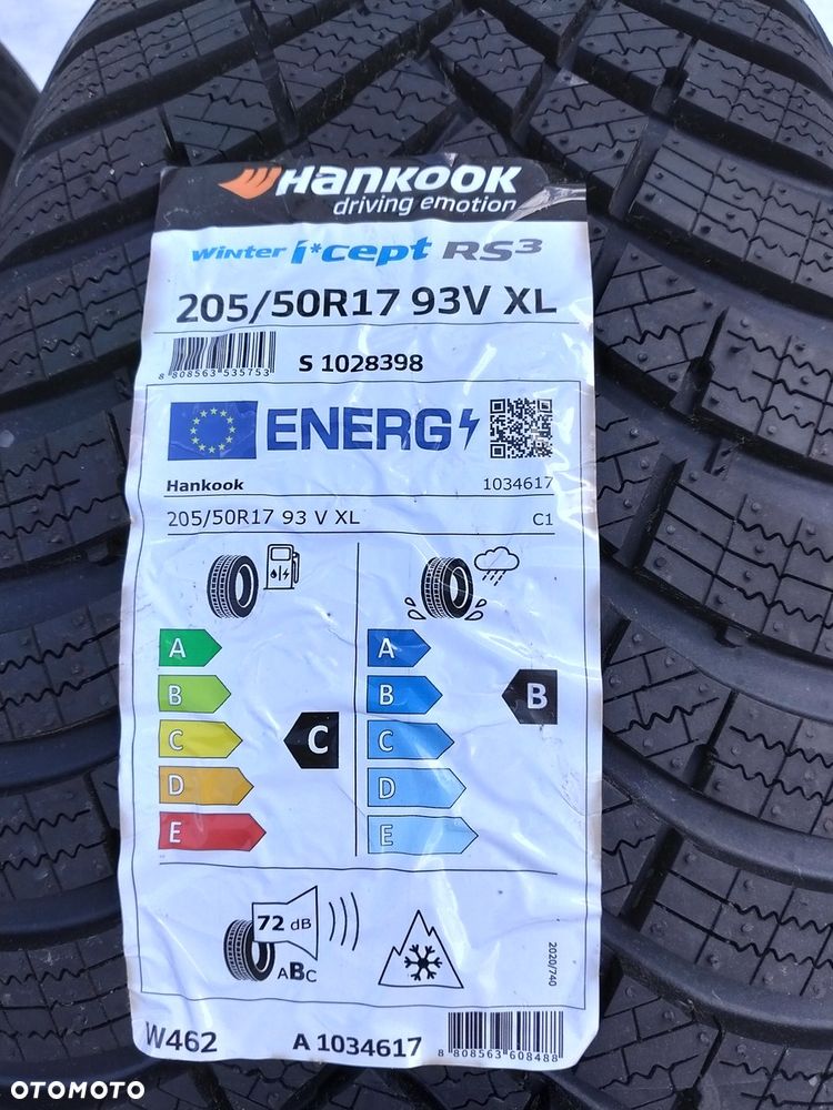 2x nowa opona zimowa Hankook Winter icept RS3 (W462) 205/50 R17 93V XL - 2