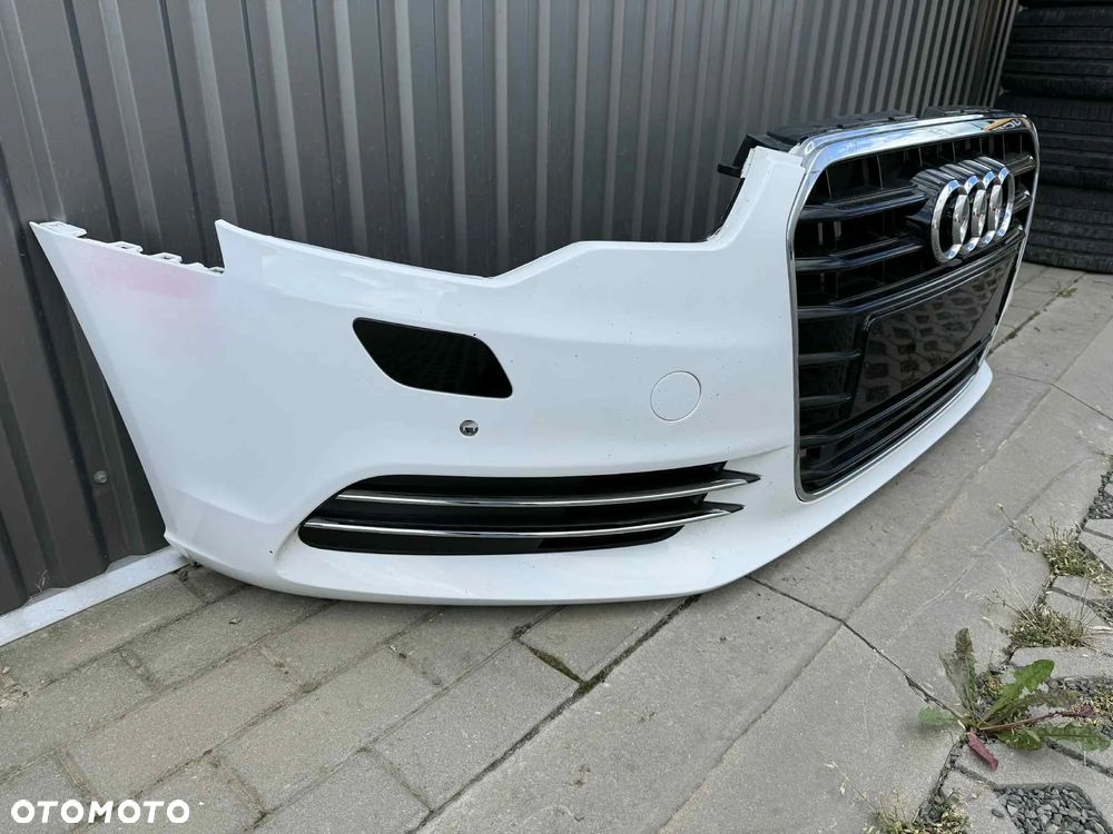 Audi A6 C7 Zderzak Przód Przedni PDC 2011-14r. Xenon spryski kompletny LY9C - 2