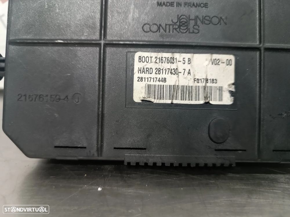 CAIXA DE FUSIVEIS / BSI CITROEN C4 / PEUGEOT 307 REF. 9661940080 - 4