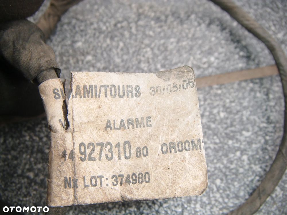 peugeot 807 05r wiązka PDC tył kompletna z czujnikami 1492731080 - 2