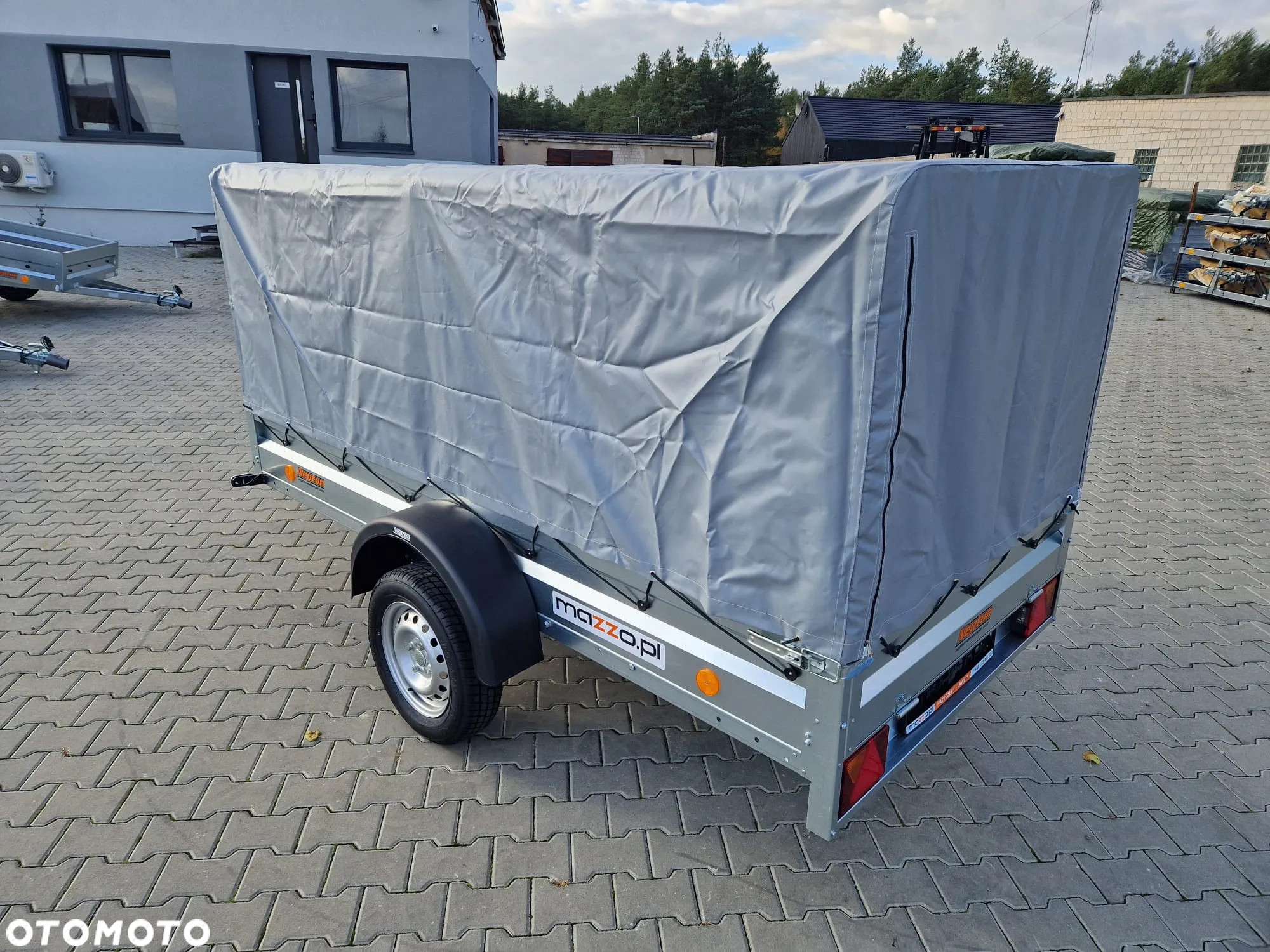 Neptun Neptun DOSTAWA Przyczepka 263x129x110cm N7-263 ptw PROMOCJA! Lekka przyczepa jednoosiowa ze stelażem i plandeką GN114 - 18