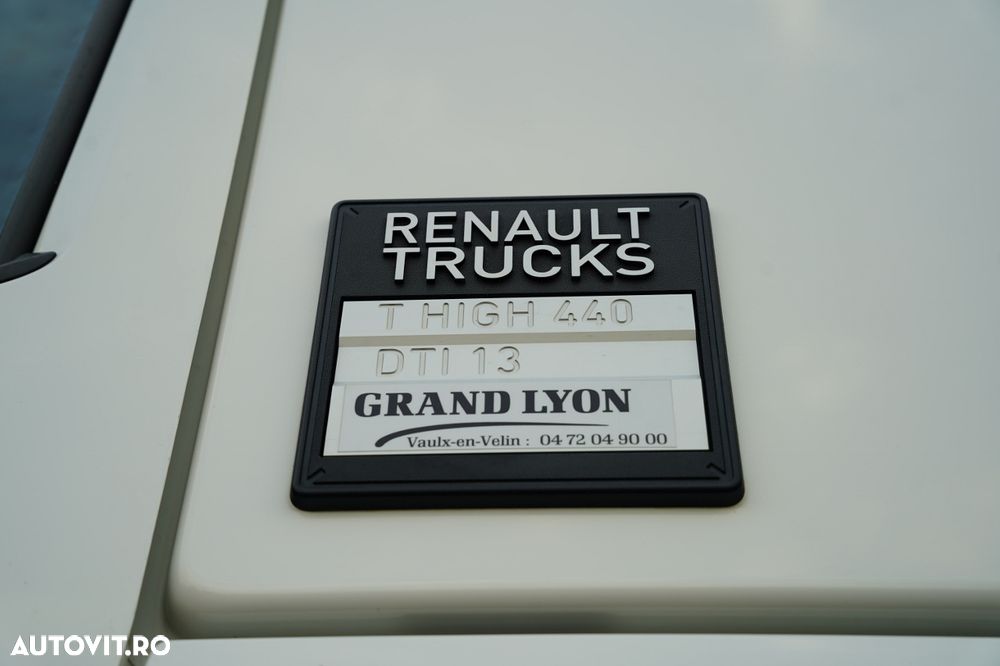 Renault T HIGH 440 DTI 13 / 6X2 / 9.5 M CORTINĂ / I-PARK COOL / PUNTE RELAXABILĂ / PODEA REZISTENTĂ / JANTE DIN ALIAJ / DHOLLANDIA LIFT / - 26