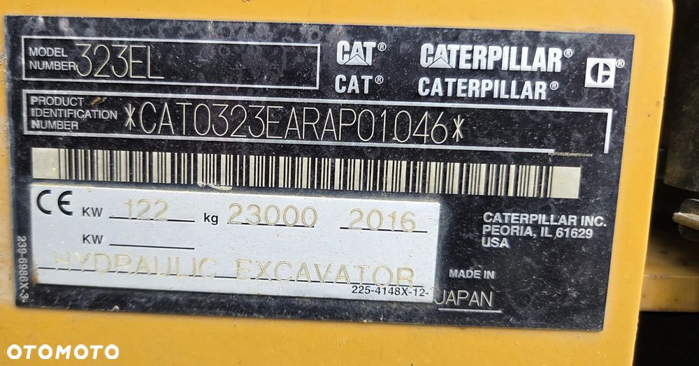 Caterpillar 323EL / z Niemiec / System 3D Trimble / Ramię 3 razy łamane / - 8