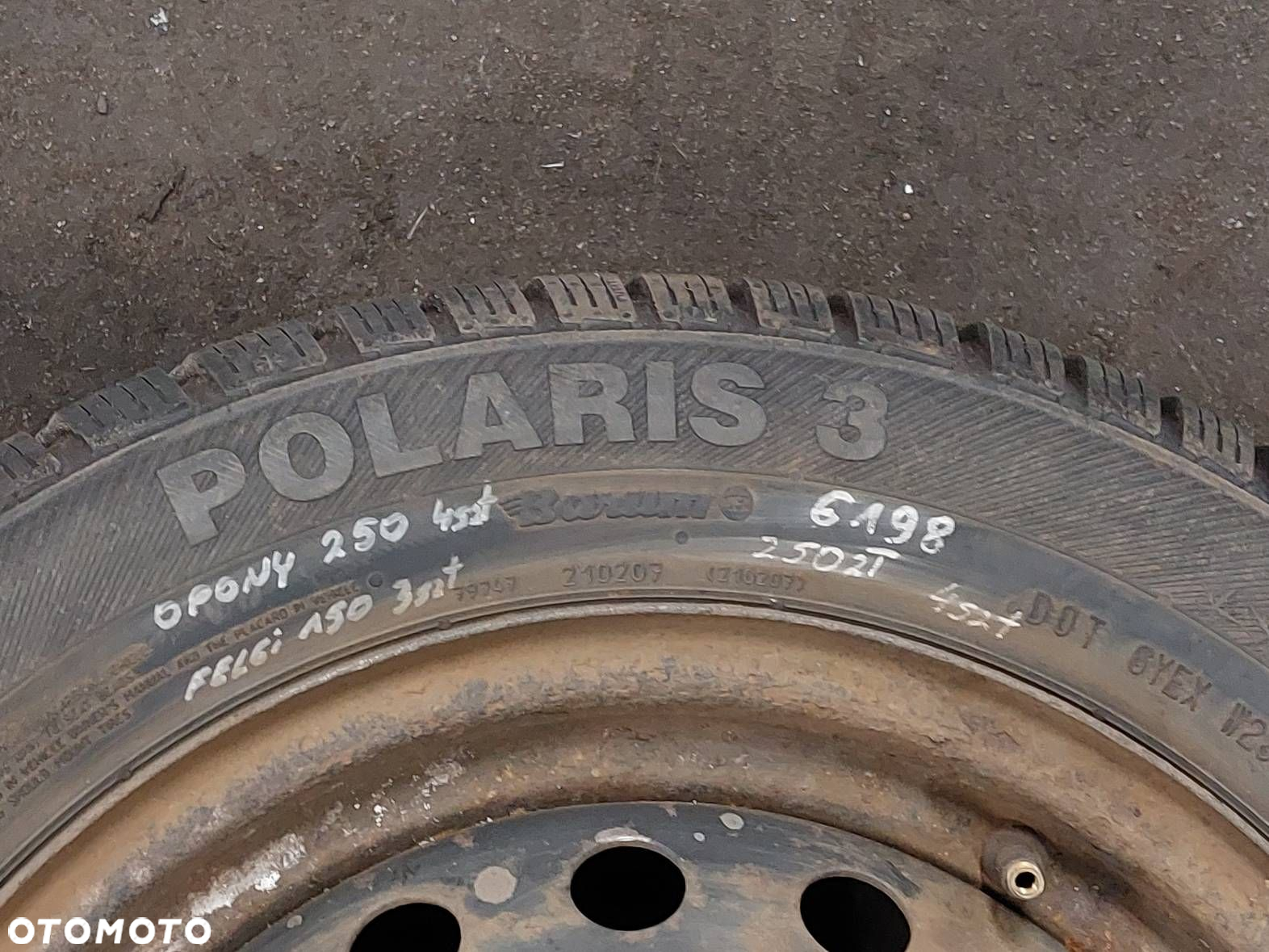 FELGI STALOWE 3 SZT 4X100 5,5Jx14 ET45 FI54,1 TOYOTA YARIS - 2
