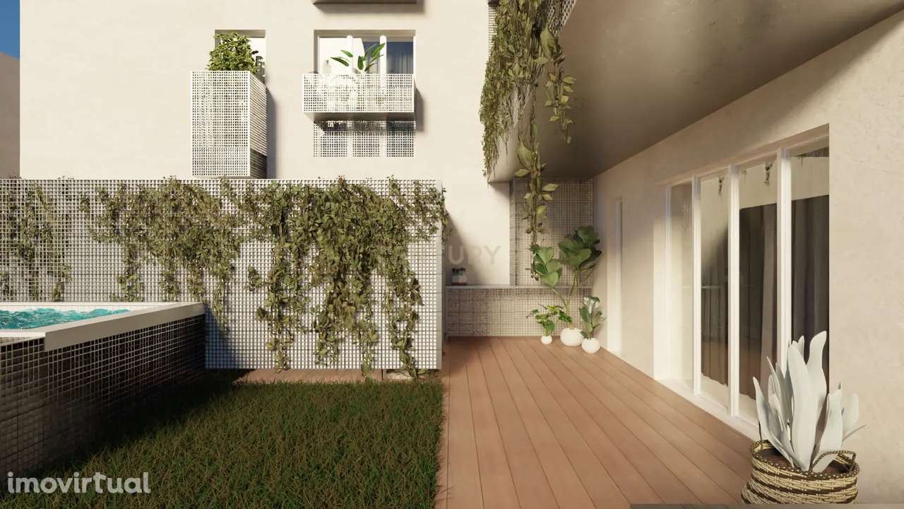 T1 com piscina e terraço de 35m2 | Obra Nova | Varandas de São José - Grande imagem: 3/26