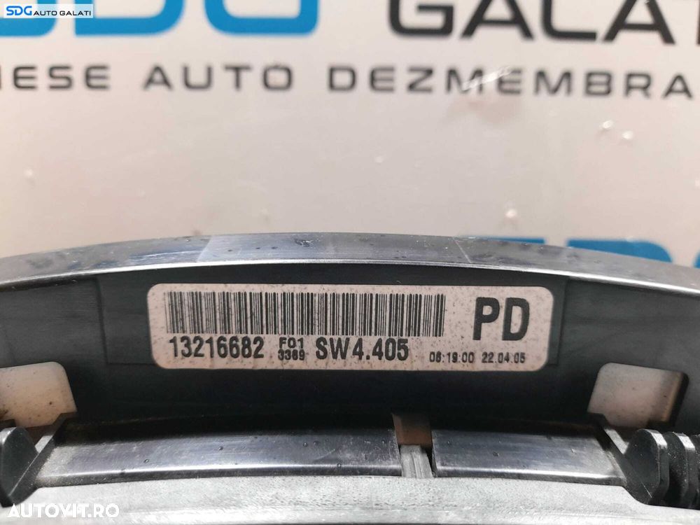 Ceas Ceasuri Cluster Instrumente Bord Opel Astra H 2004 - 2010 Cod 13216682 [N0344] - 8