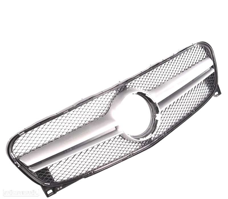 GRELHA MERCEDES CLASSE GLA X156 14-16 LOOK AMG CROMADO PRETO - 5