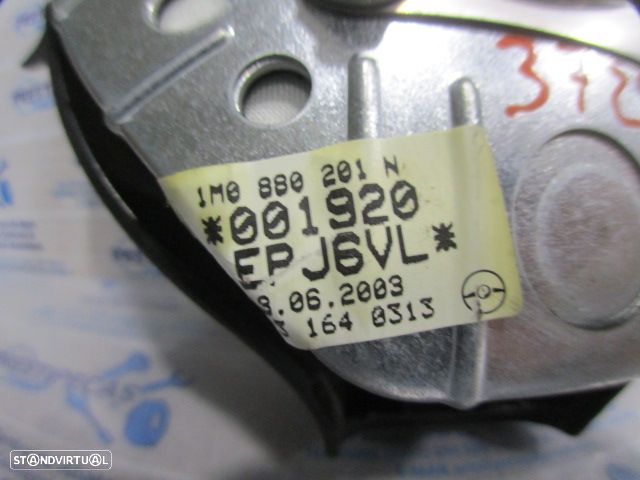 Airbag Condutor 1M0880201N SEAT LEON  1M 2003 1.9TDI 110CV 5P PRETO - 3