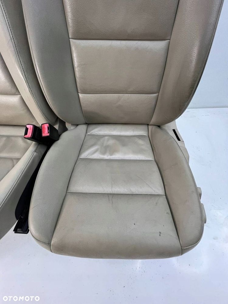 Komptel skórzanych, elektrycznych foteli z boczkami Audi A6 S6 C6 4F - 8