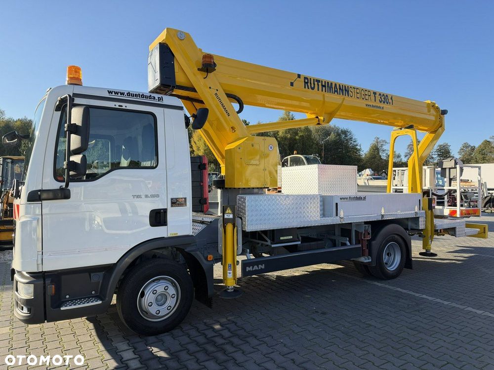 MAN TGL 7.150 Zwyżka Ruthmann T330 33-Metry w bok 21m Mały przebieg - 11