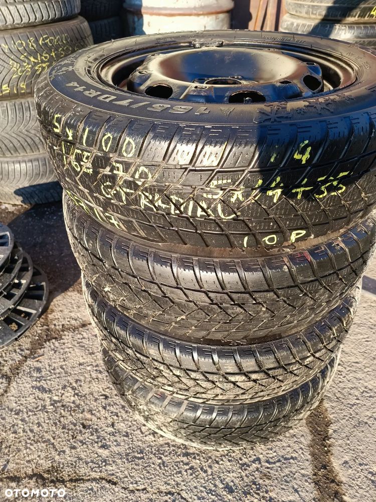 5x100 Felgi Stalowe Stal 14 Koła Zimowe Zima SKODA FABIA PRAKTIK ROOMSTER RAPID SEAT IBIZA CORDOBA TOLEDO IV 4 VW FOX POLO Legnica ALU-RAD 165/70 6mm - 2