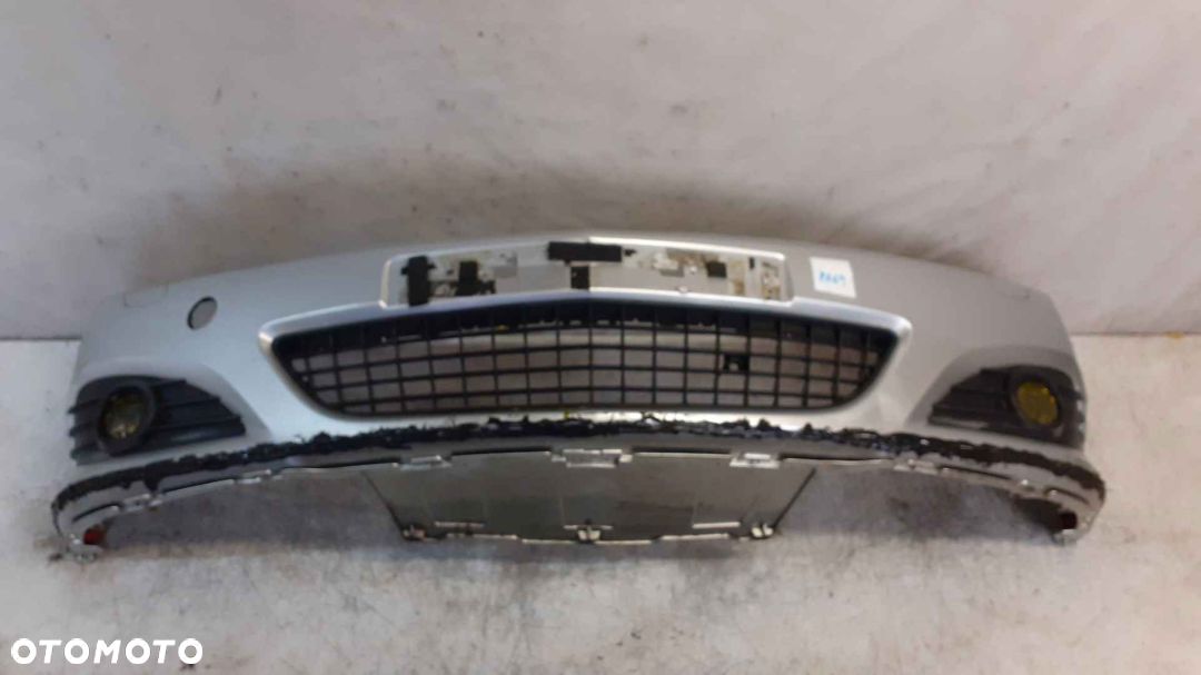 ^ ZDERZAK PRZÓD PRZEDNI DO OPEL ASTRA H 3 III GTC Z157 SREBRNY HALOGENY - 1