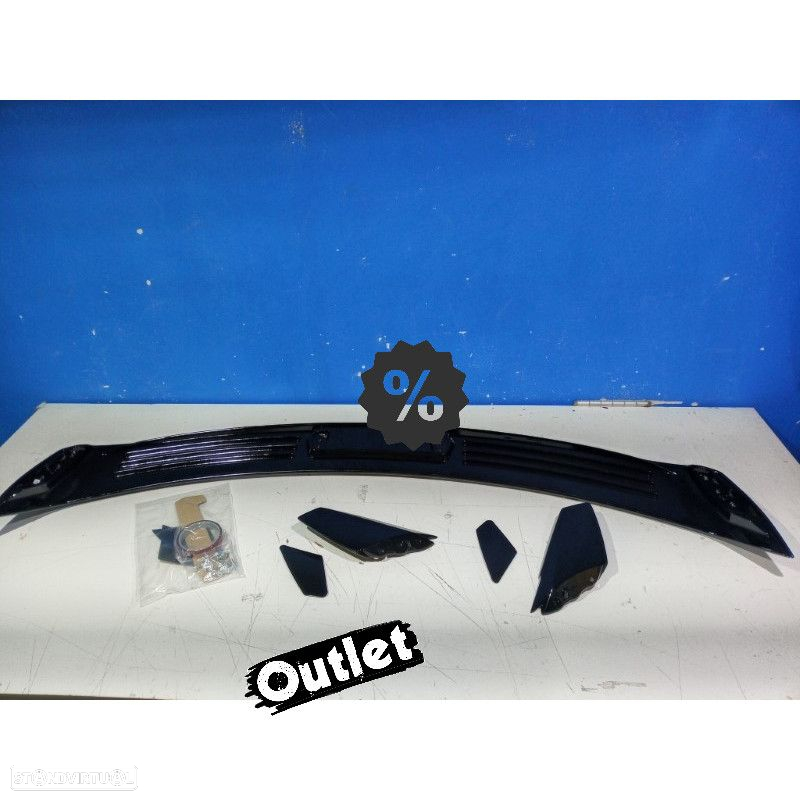 C011936C1 AILERON SPOILER PARA FORD MUSTANG LOOK GT500 15-19 PRETO BRILHANTE - 3