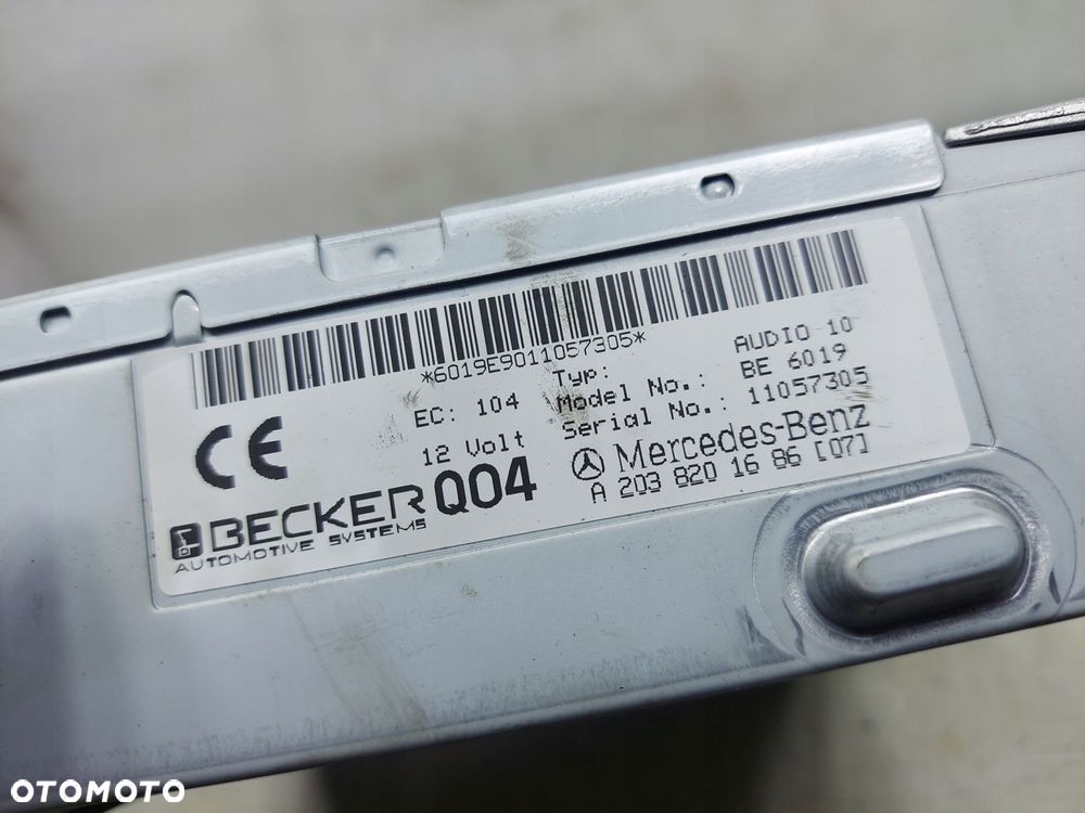 Mercedes W203 Radio Fabryczne Cd A2038201686 - 5
