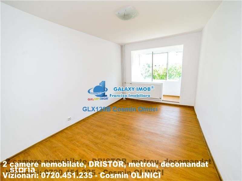 Inchiriere 2 camere DRISTOR, metrou, decomandat, nemobilat — fotografia 1