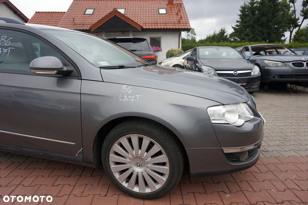 MASKA ZDERZAK BŁOTNIKI LAMPY PASSAT B6 LA7T  VOLKSWAGEN 2005-2010 SZARY PRZÓD KOMPLETNY - 15