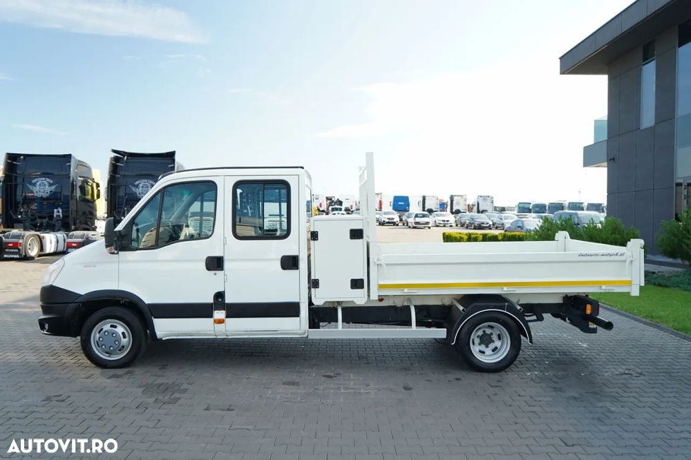 Iveco DAILY 35-130 / OȚEL CU BASCULATOR SPATE / CAMION MIX - 7 LOCURI / DOUĂ / MANUAL / IMPORTAT / - 15