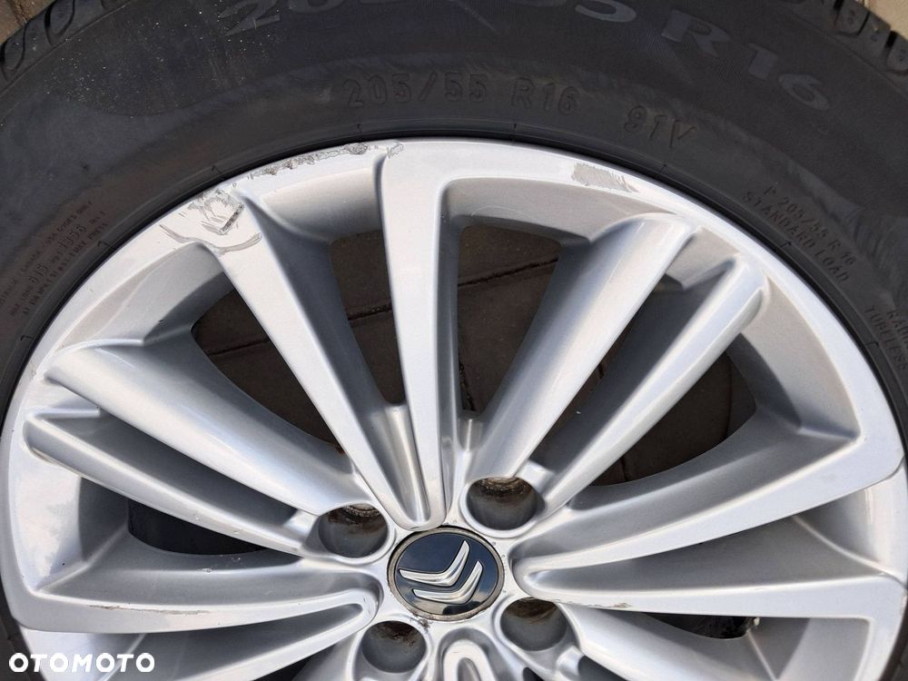 citroen c4 ii b7 felgi aluminiowe 16" 9687802977 4x108 7j et29 205/55r16 - 12