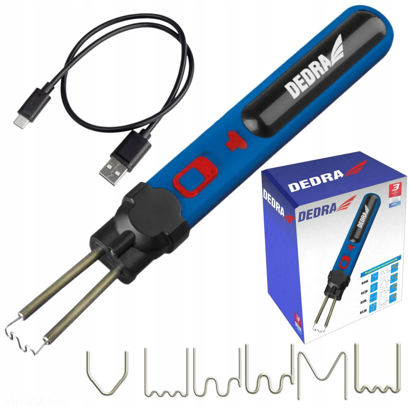 Dedra DED7526 Zgrzewarka do plastiku 4V 550 st.C - 2