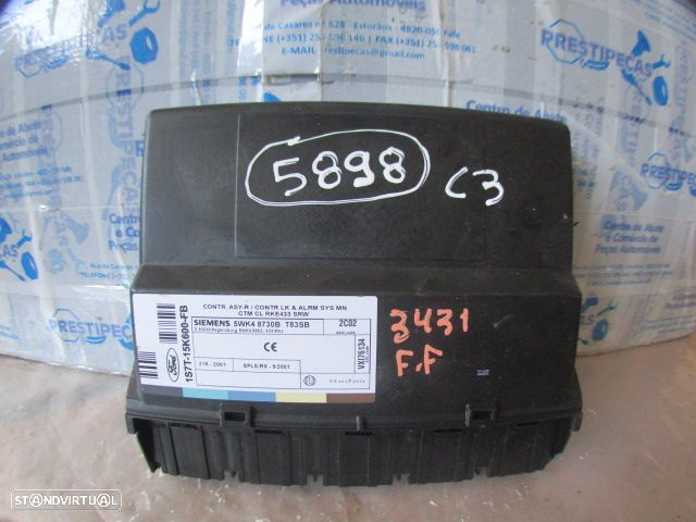 Modulo 1S7T15K600FB 5WK48730B FORD FOCUS  2002 1.4I 75CV 5P CINZENTO Módulo Confort - 1