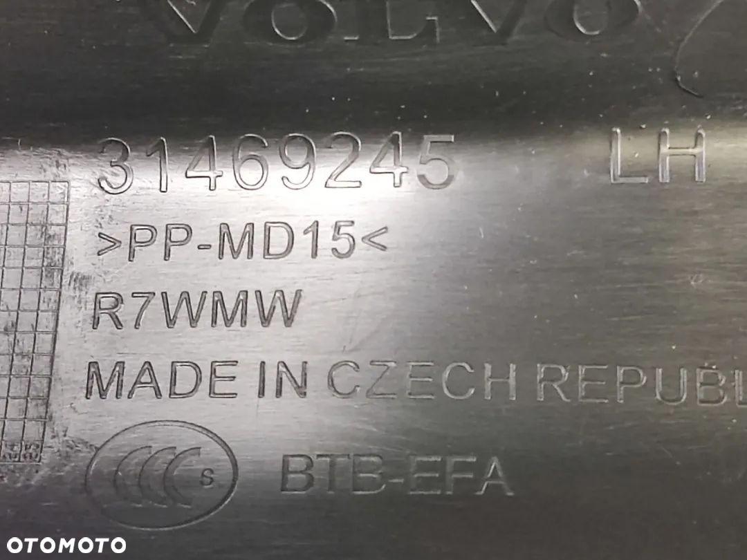 VOLVO XC40 17-21r Poszycie Nakładka Progu Tył Lewy - 5