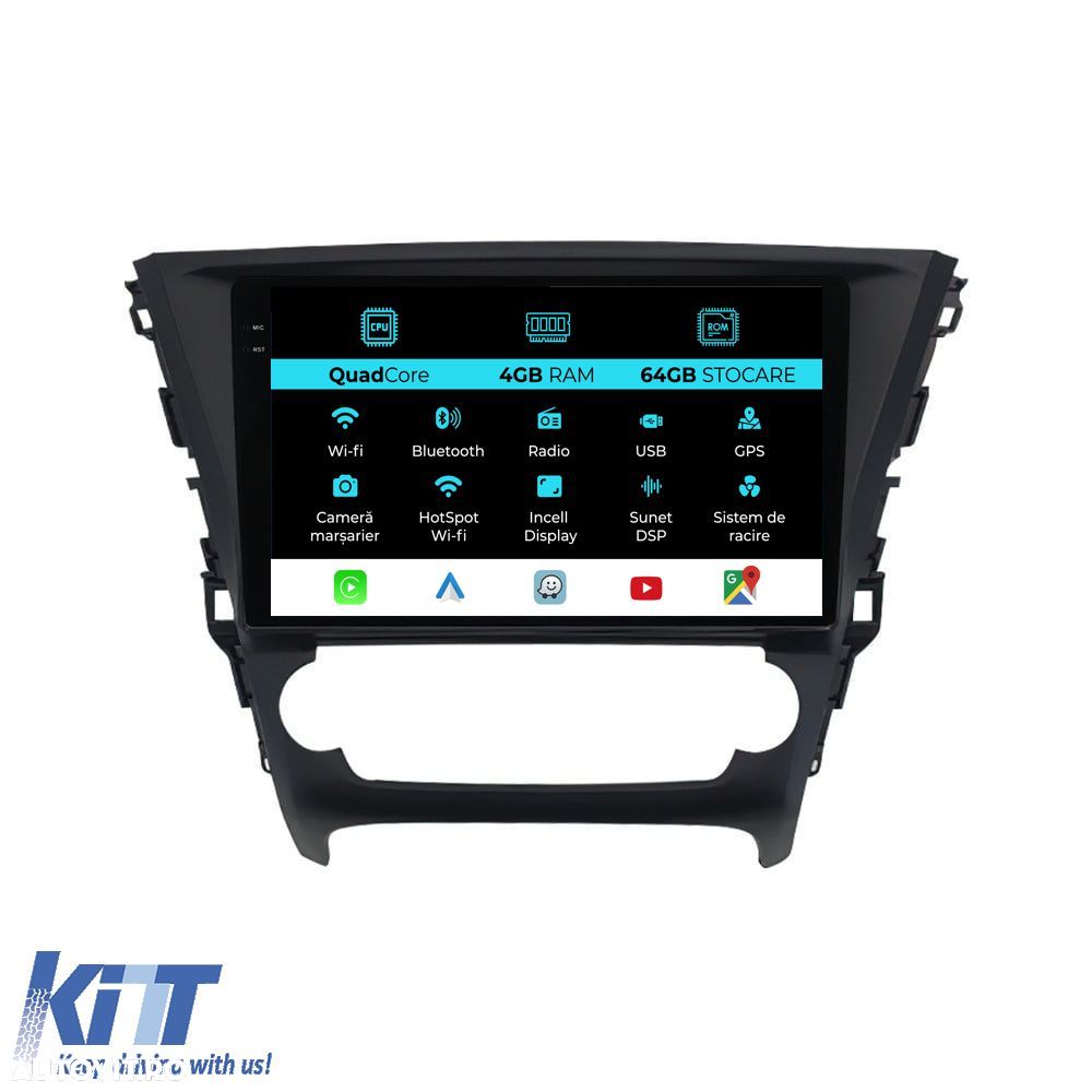 Navigatie Dedicata Toyota Avensis (2015-2018),QuadCore, 9 Inch, 4Gb Ra - 1
